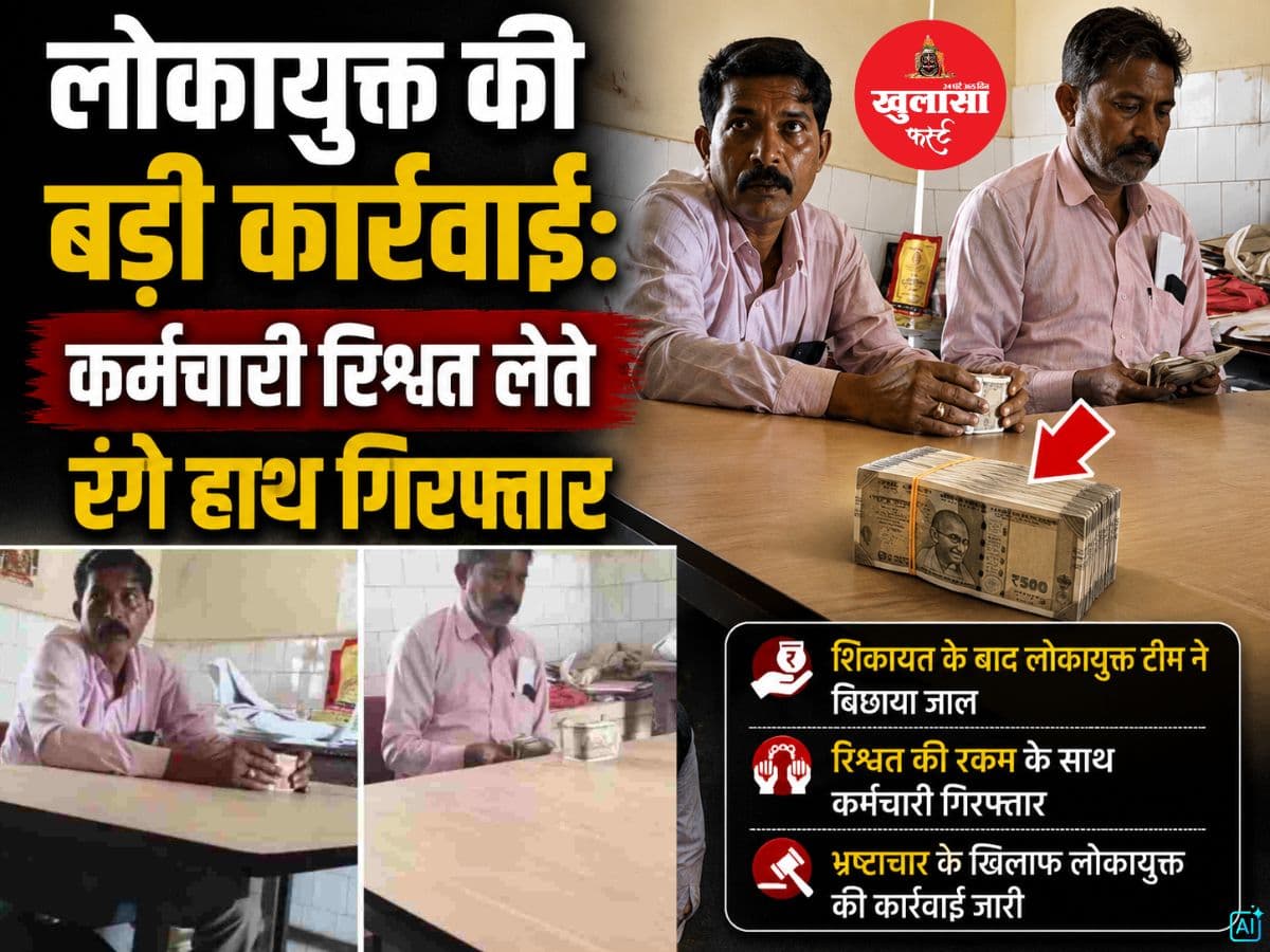 लोकायुक्त की बड़ी कार्रवाई