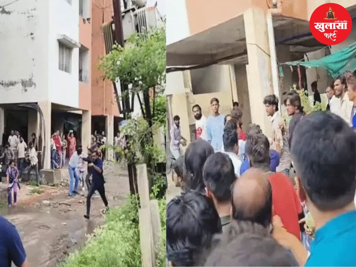 निगम टीम पर हमला