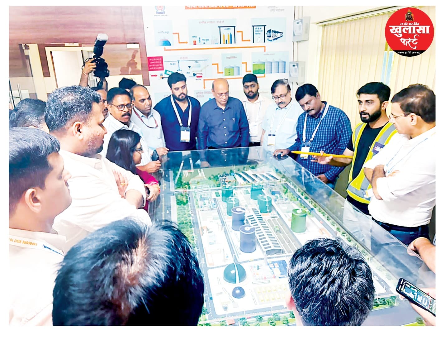 राज्यस्तरीय अधिकारियों ने जाना कचरा प्रबंधन का तंत्र