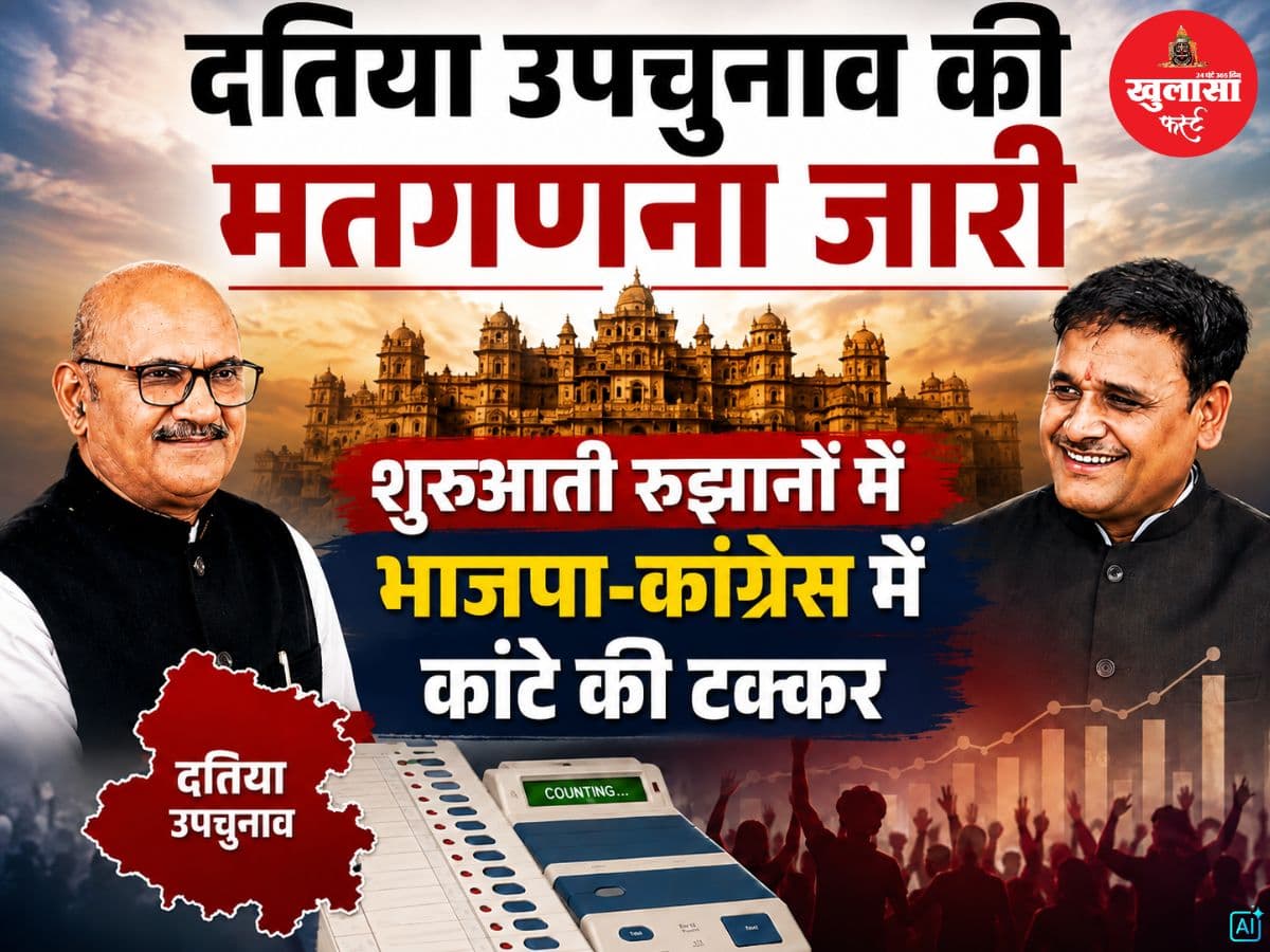 दतिया उपचुनाव परिणाम