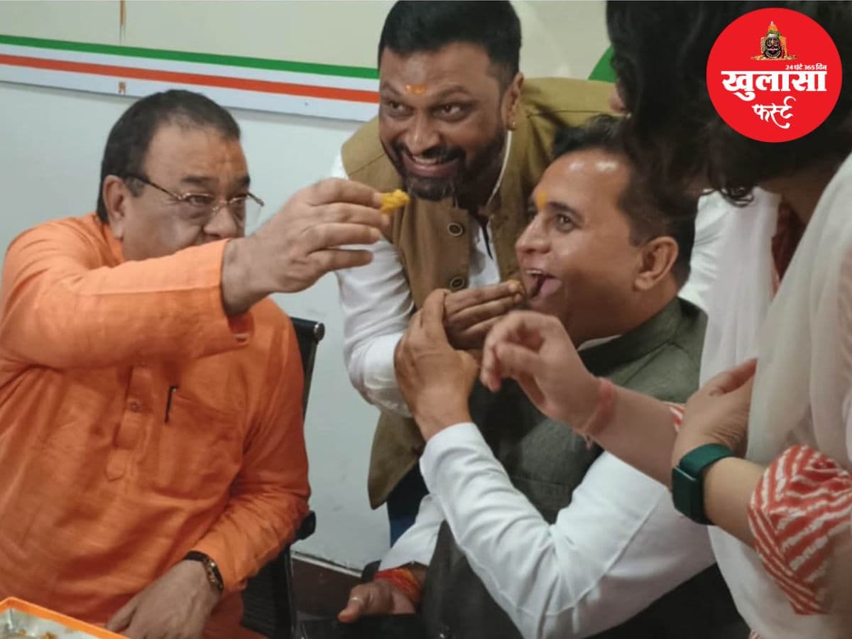 दतिया उपचुनाव में कांग्रेस प्रत्याशी की बढ़त पर भोपाल में जश्न