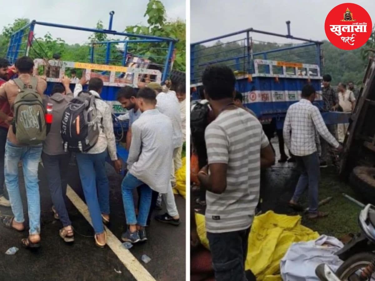 कांवड़ भरने जा रहे श्रद्धालुओं की ट्रालियां पलटी