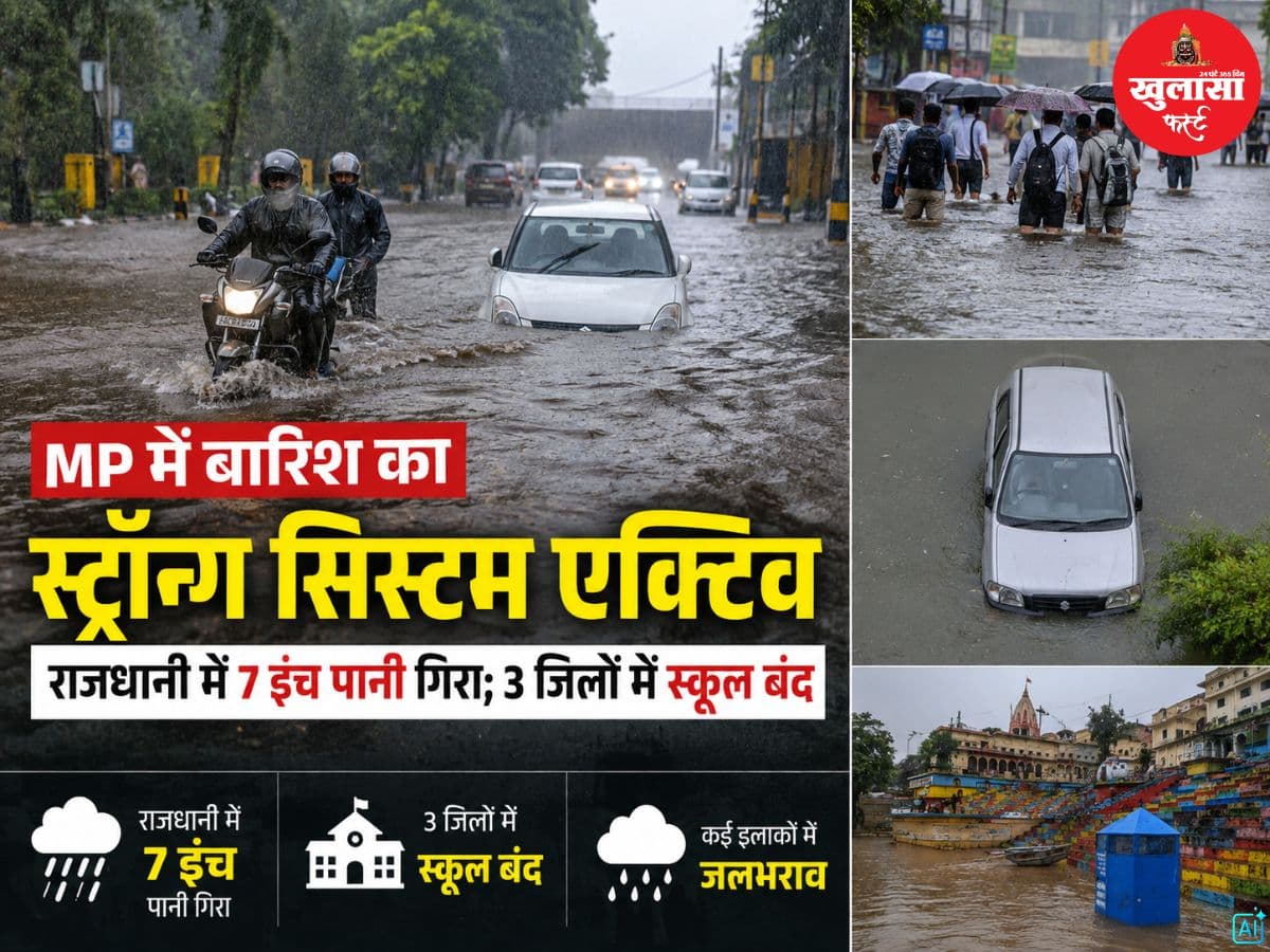 MP में बारिश का स्ट्रॉन्ग सिस्टम एक्टिव