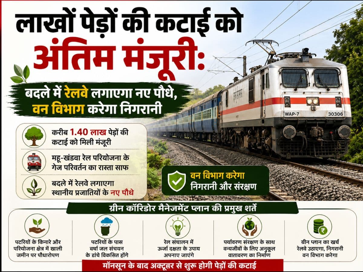 लाखों पेड़ों की कटाई को अंतिम मंजूरी