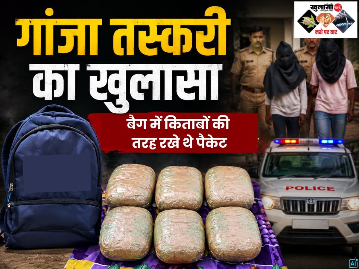 गांजा तस्करी का खुलासा