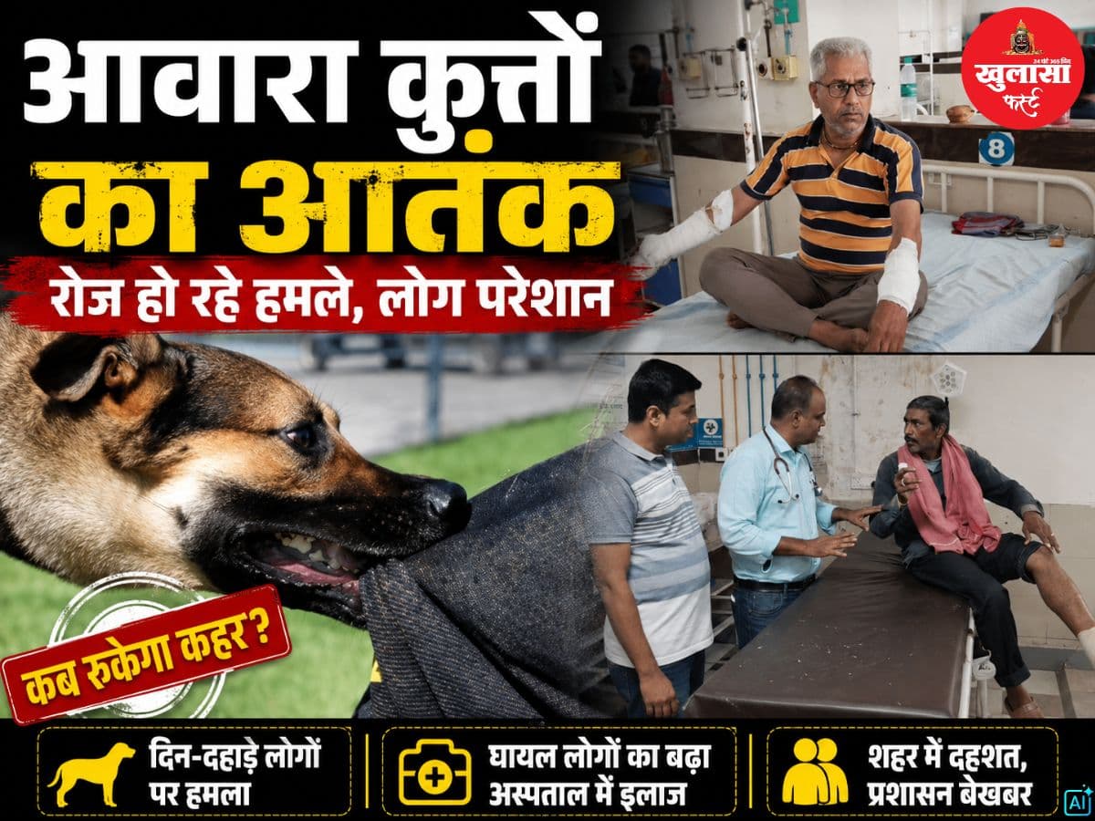 आवारा कुत्तों का आतंक