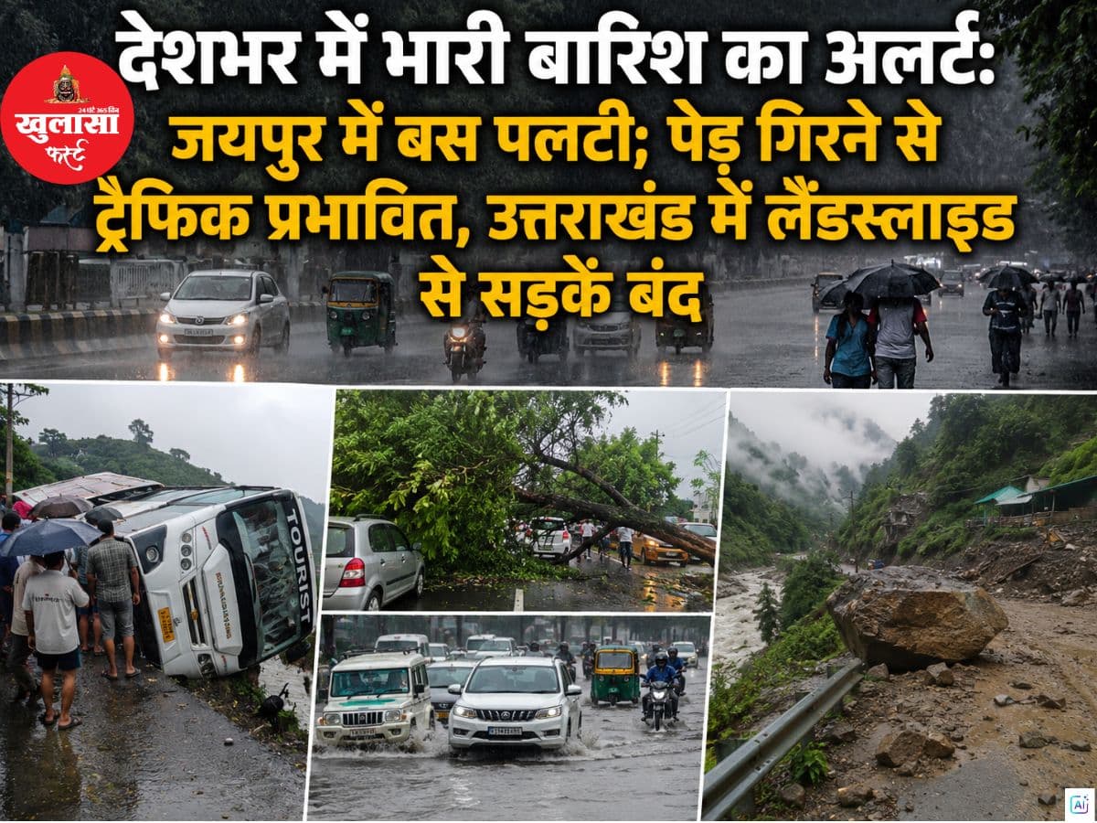 देशभर में भारी बारिश का अलर्ट