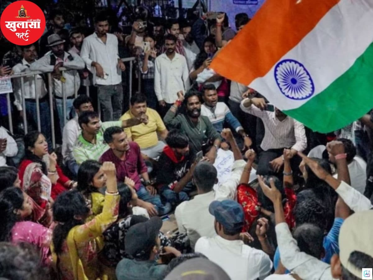 छात्र आंदोलन का 20वां दिन