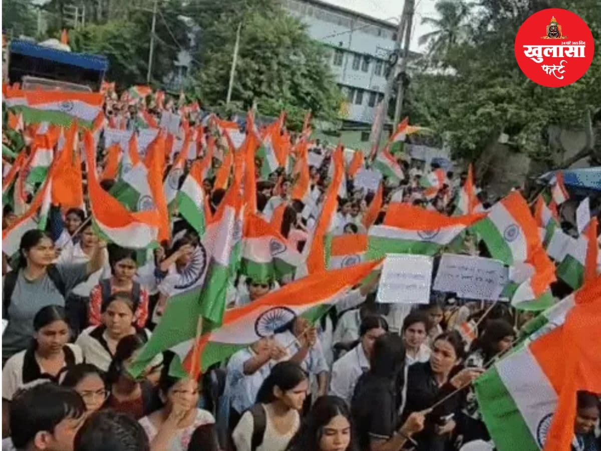 वीडियो देखिये, राष्ट्रपथ तिरंगा यात्रा का जोश
