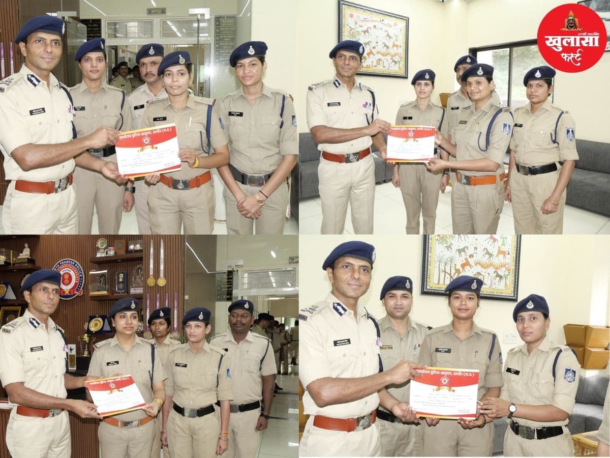 रक्षाबंधन पर सुरक्षा में जुटी शक्ति मोबाइल टीमों का सम्मान