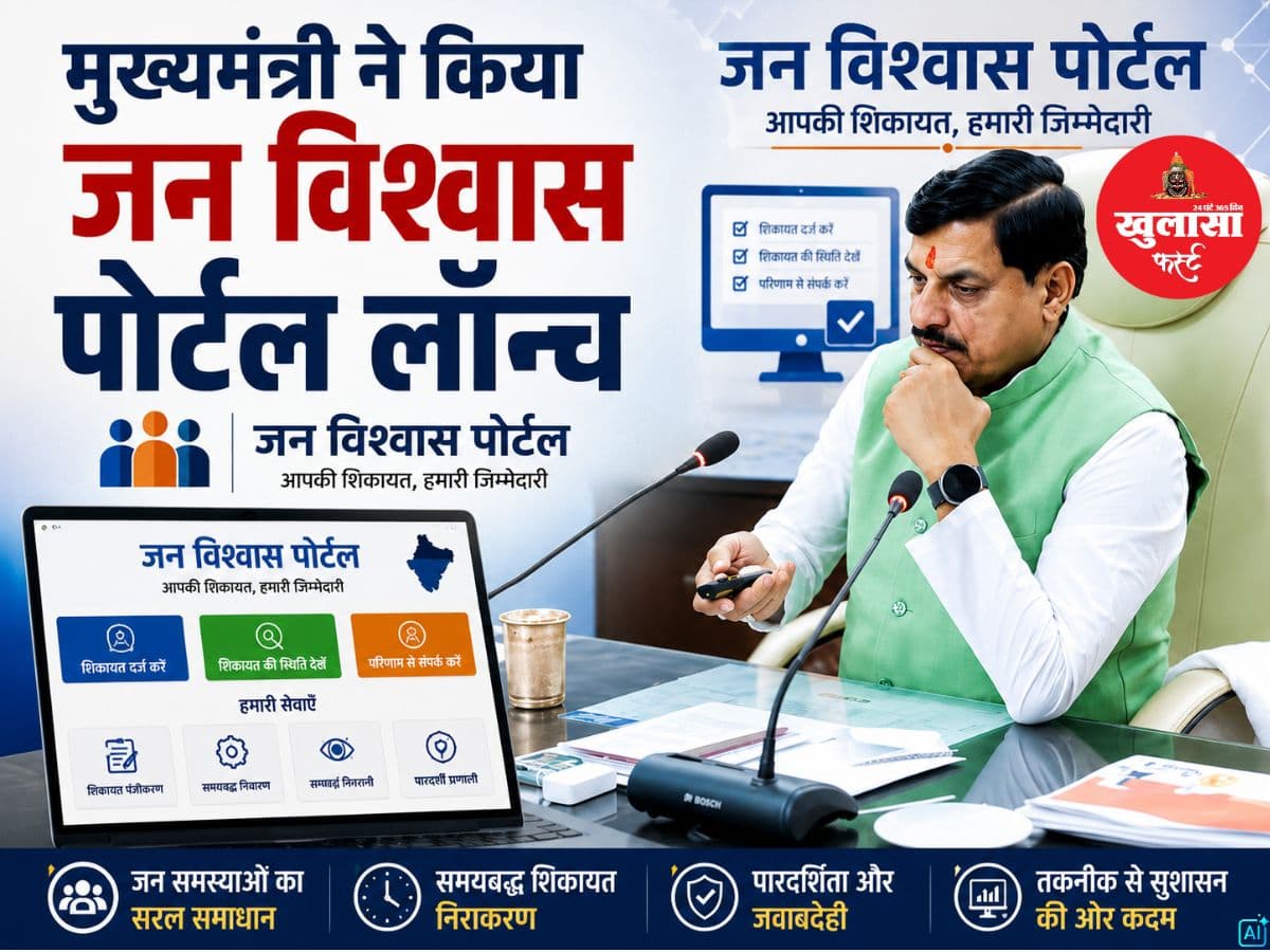 मुख्यमंत्री ने किया जन विश्वास पोर्टल लॉन्च