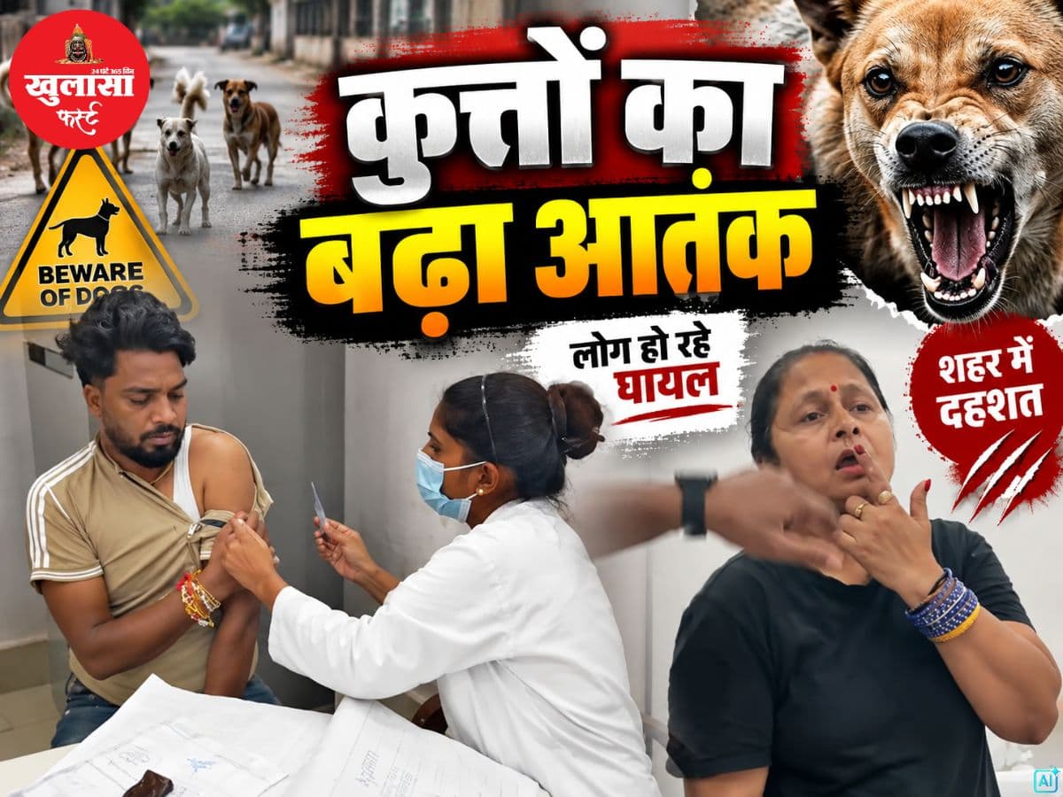 कुत्तों का बढ़ा आतंक
