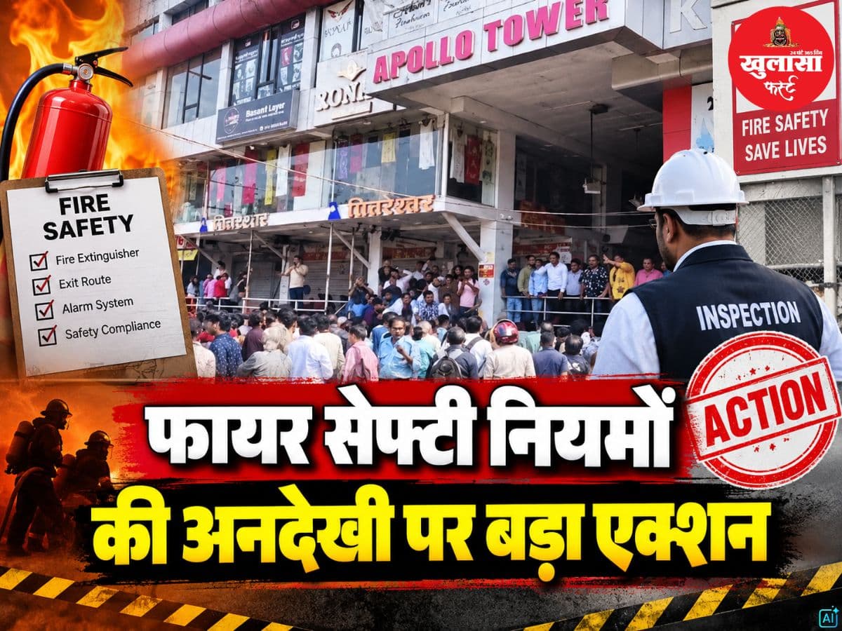देखिये वीडियो, फायर सेफ्टी नियमों की अनदेखी पर बड़ा एक्शन