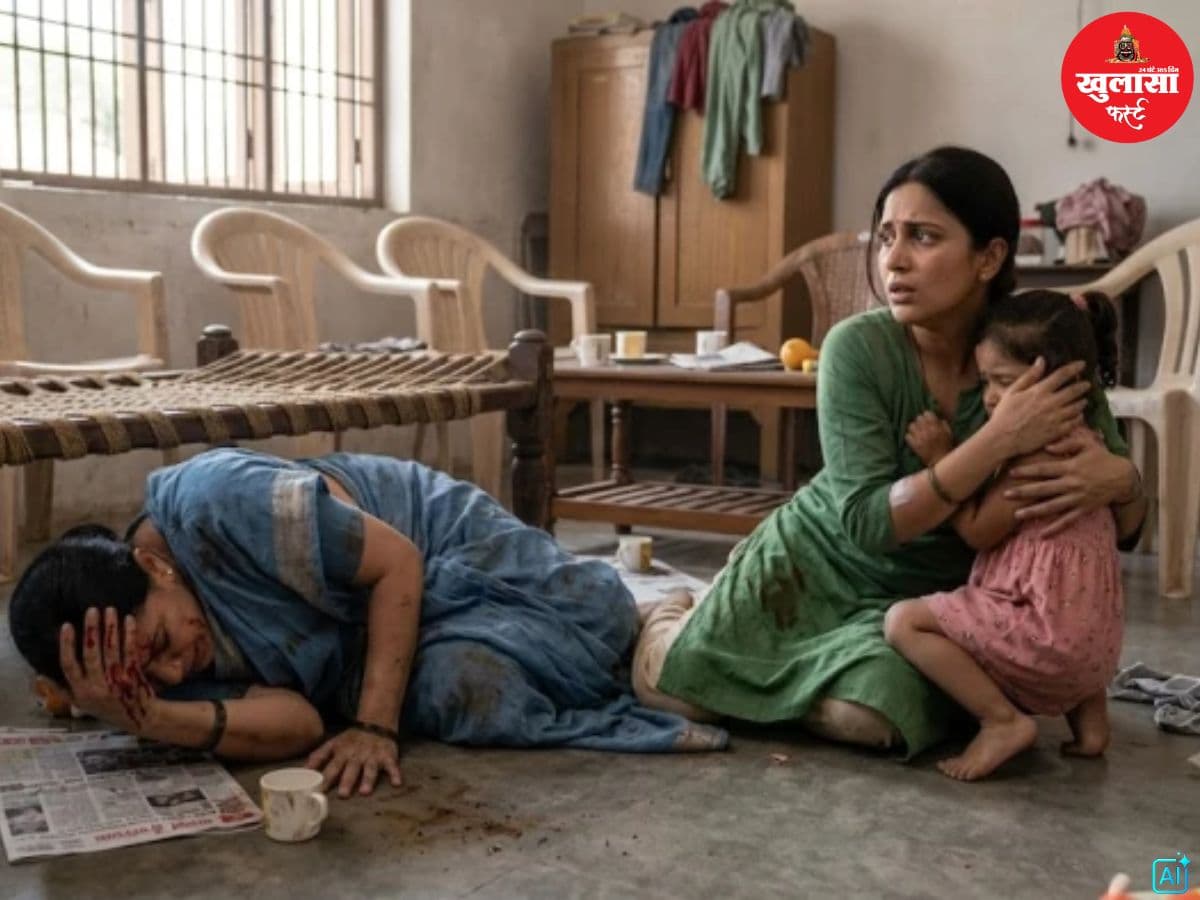 घर में घुसकर मां-बेटी पर धारदार हथियार से हमला