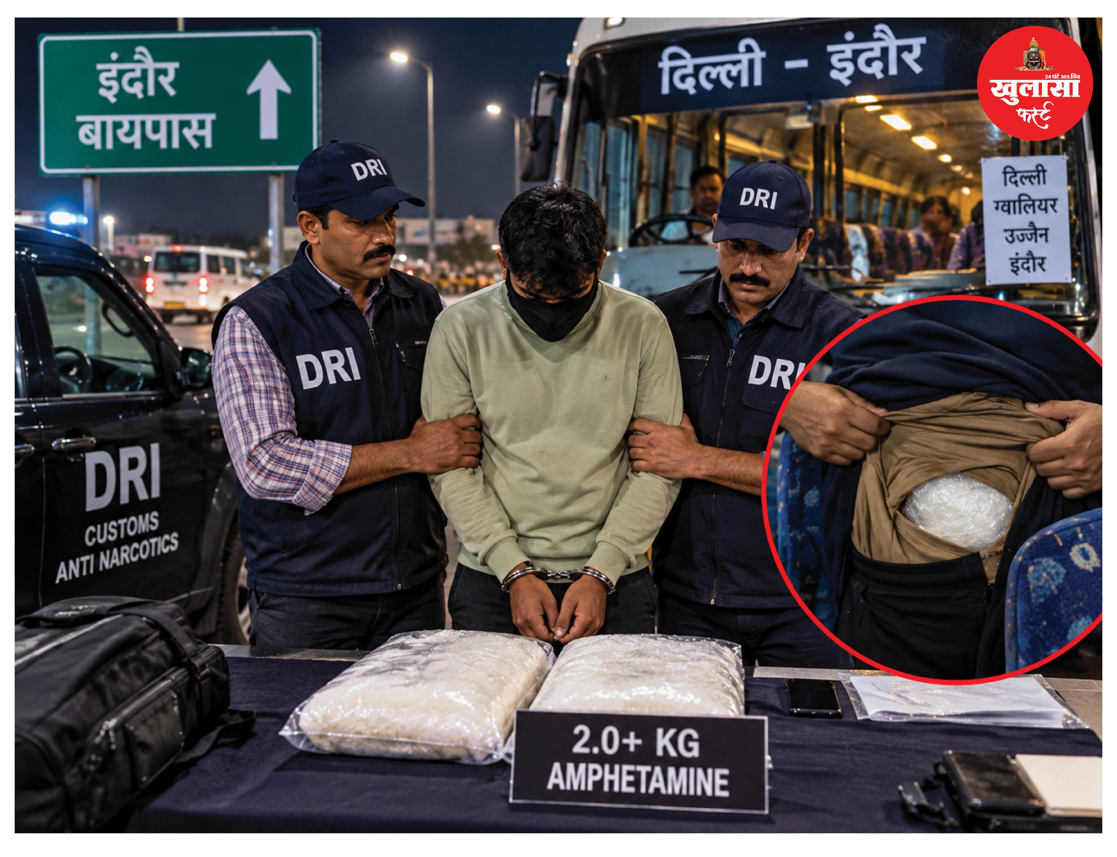बायपास पर DRI का बड़ा एक्शन