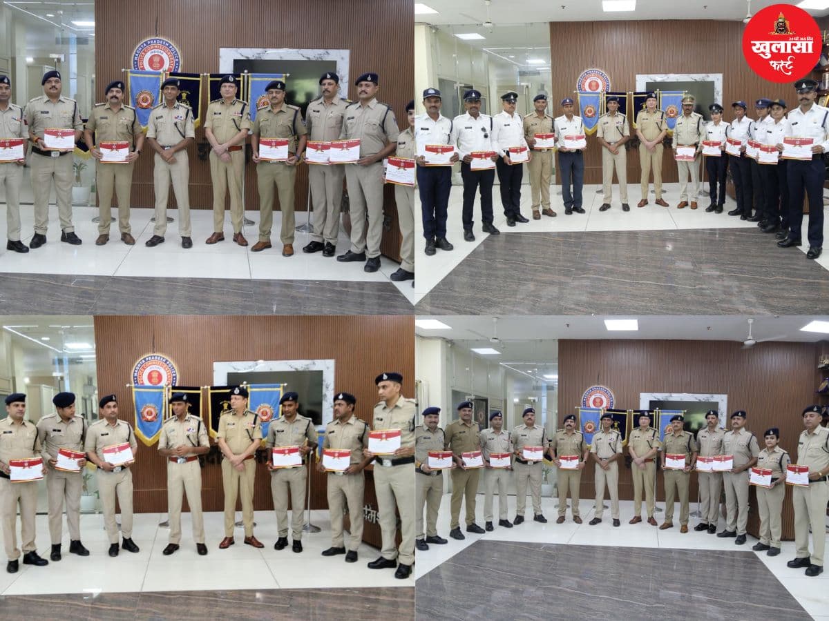 28 पुलिसकर्मी सम्मानित