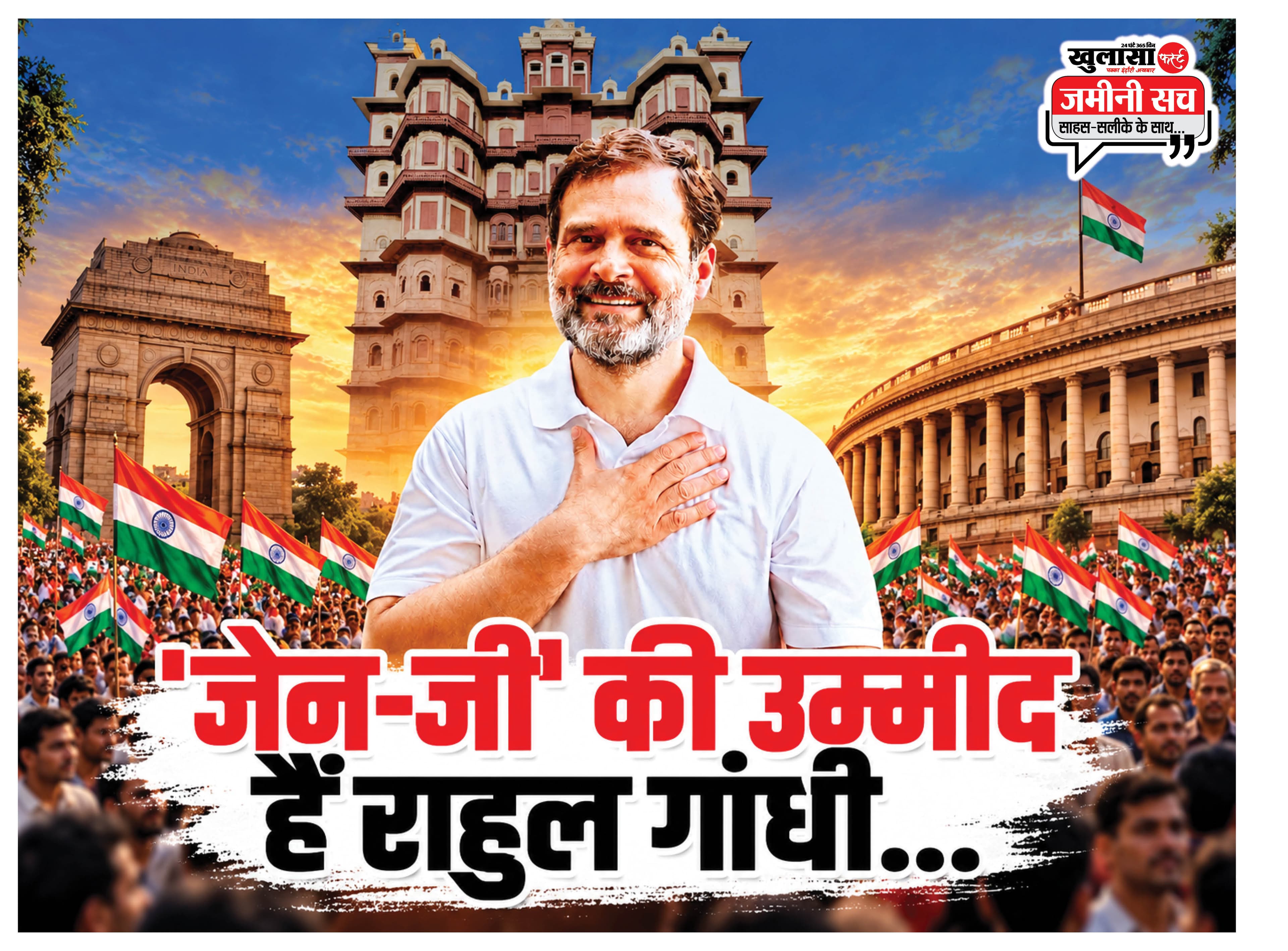 'जेन-जी' की उम्मीद हैं राहुल गांधी