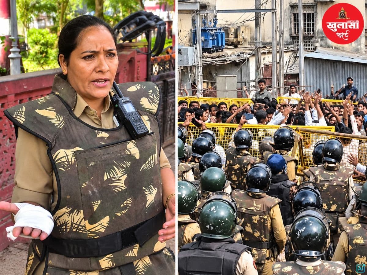 देखिए वीडियो : शाही मस्जिद हटाने के विरोध में बवाल