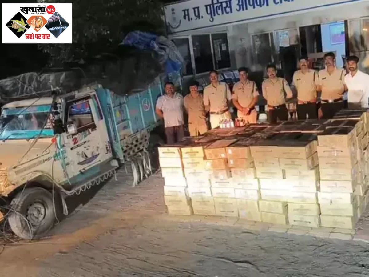 लाखों की अवैध शराब जब्त