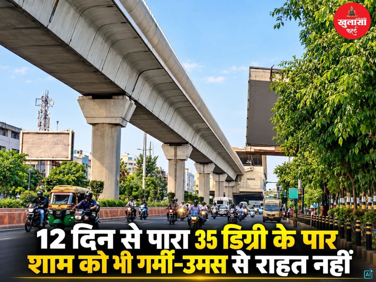 12 दिन से पारा इतने डिग्री के पार