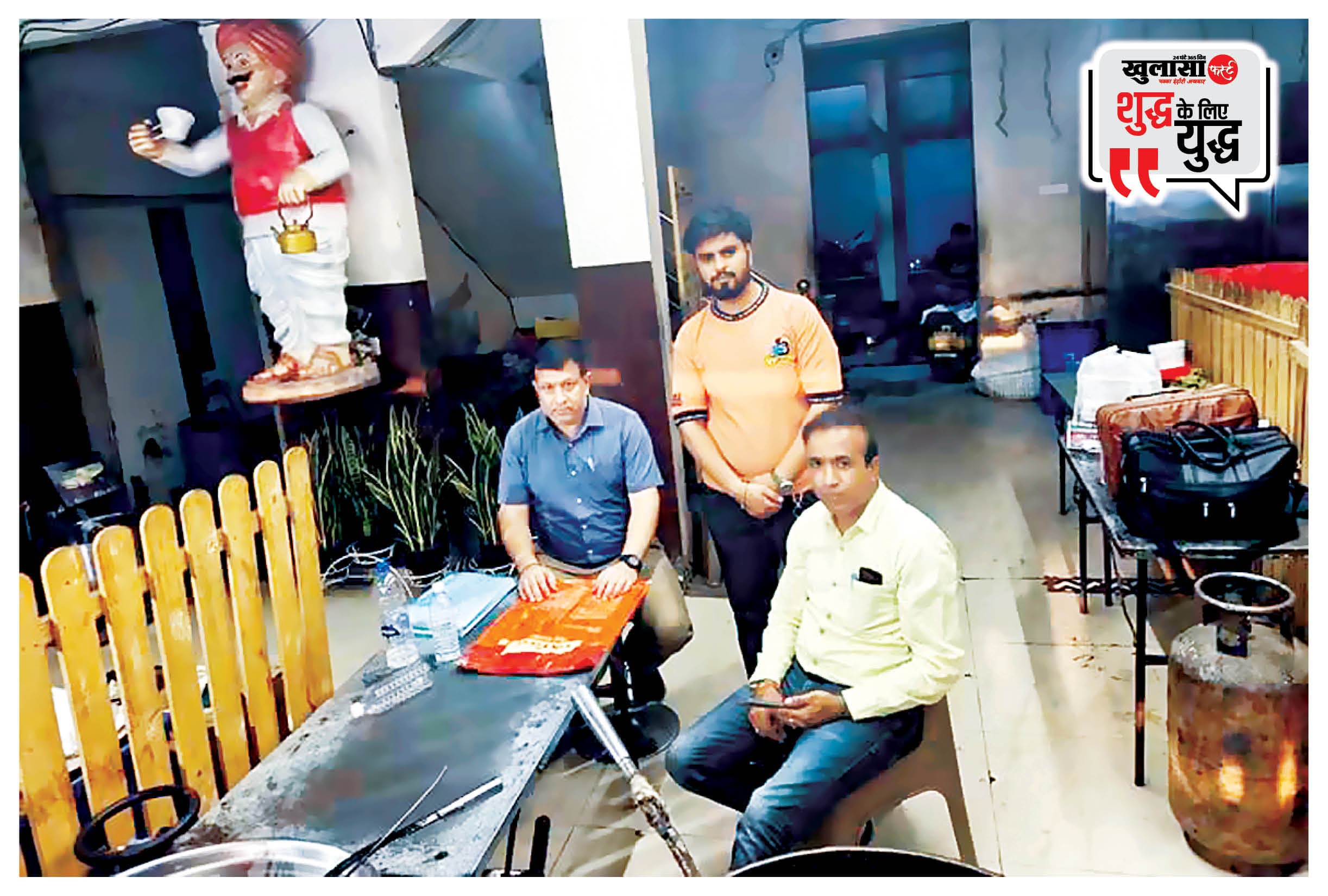 20 खाद्य पदार्थों के नमूने लिए मिलावटखोरों पर की कार्रवाई