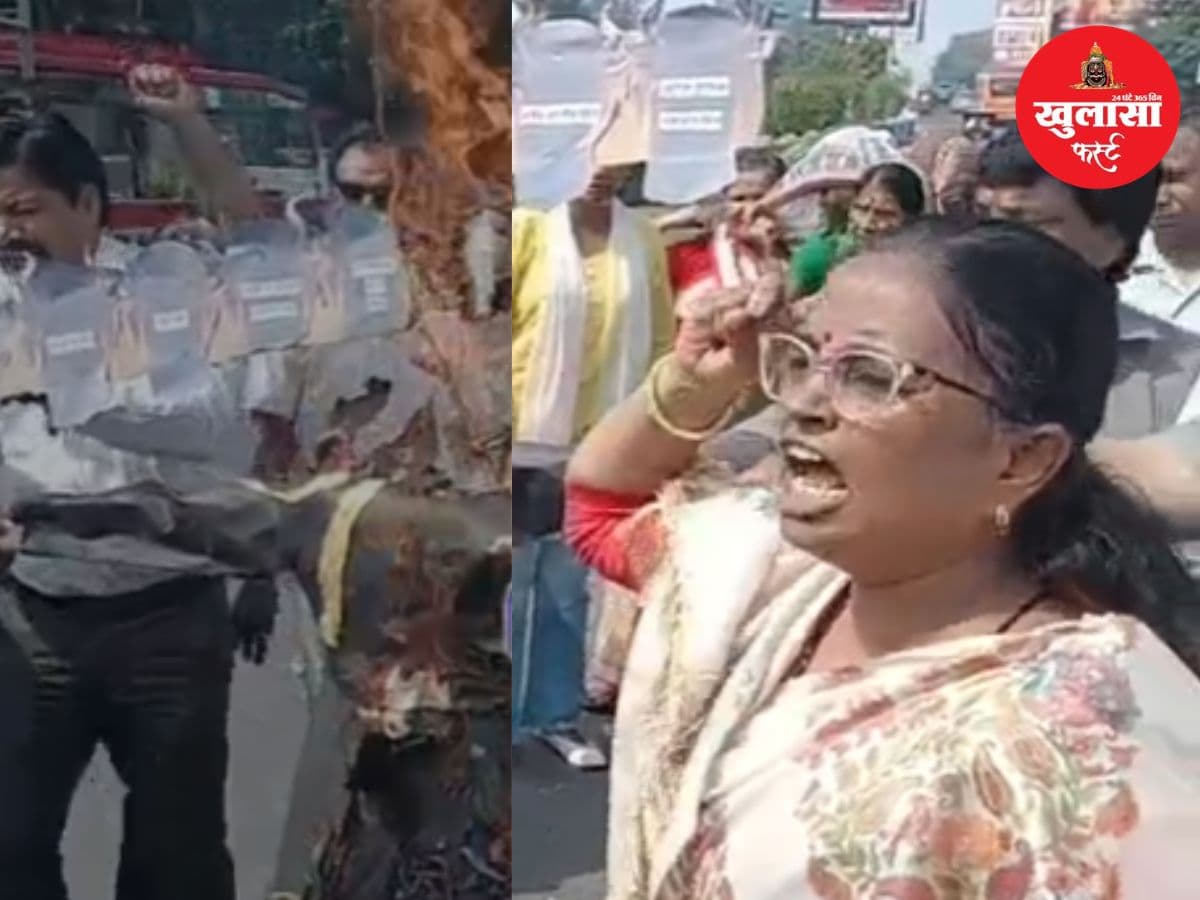 वीडियो देखिये, महापौर के खिलाफ प्रदर्शन में अकेली नजर आईं नेता प्रतिपक्ष