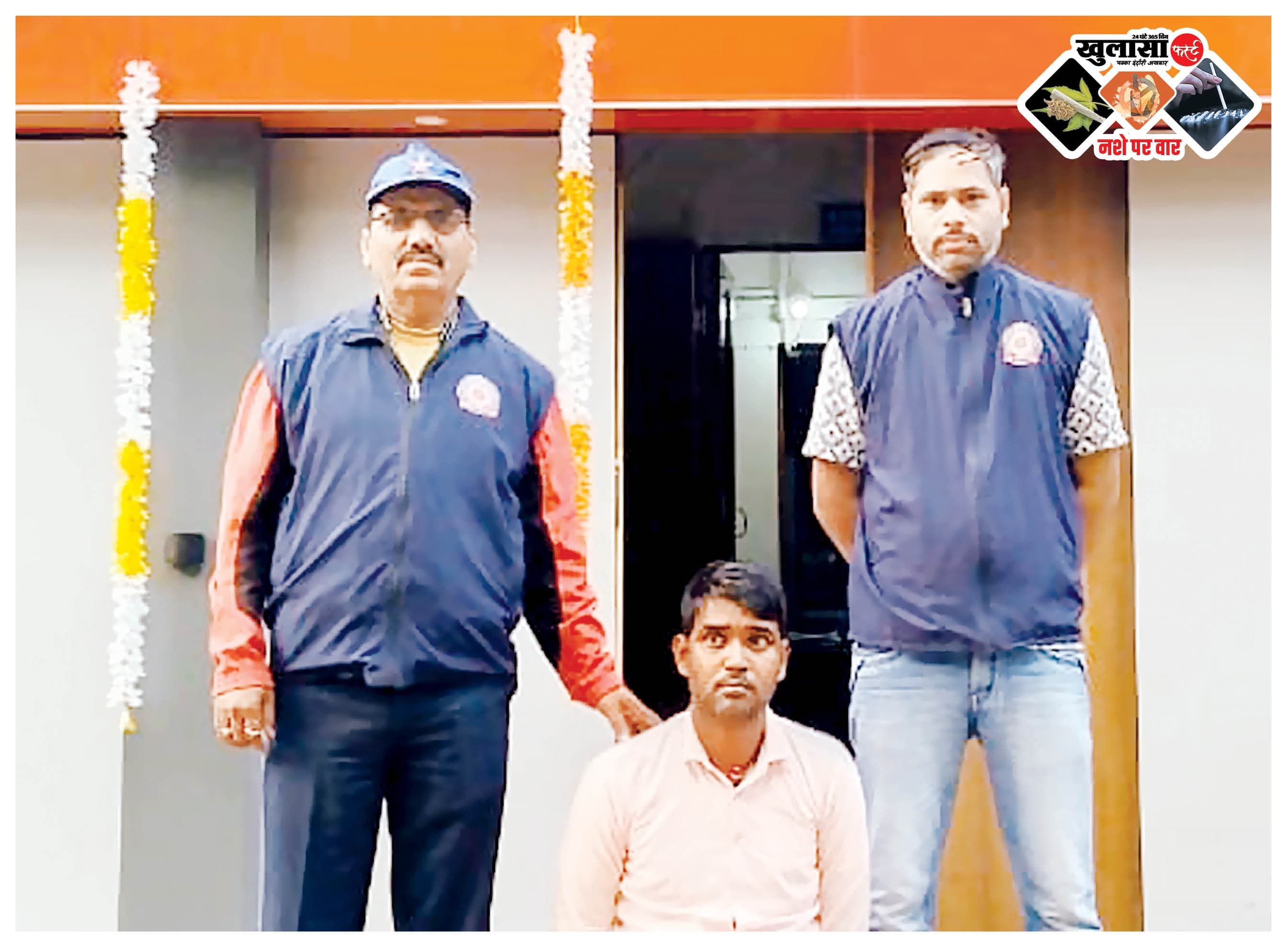 3000 का इनामी गांजा तस्कर गिरफ्तार
