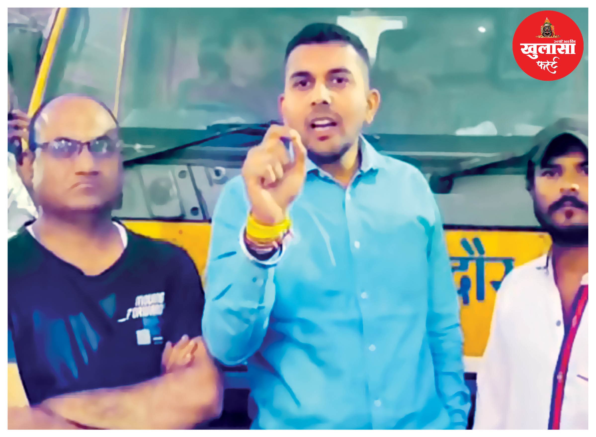 ठेले जब्त करने पर नेमावर रोड पर मचा भारी हंगामा