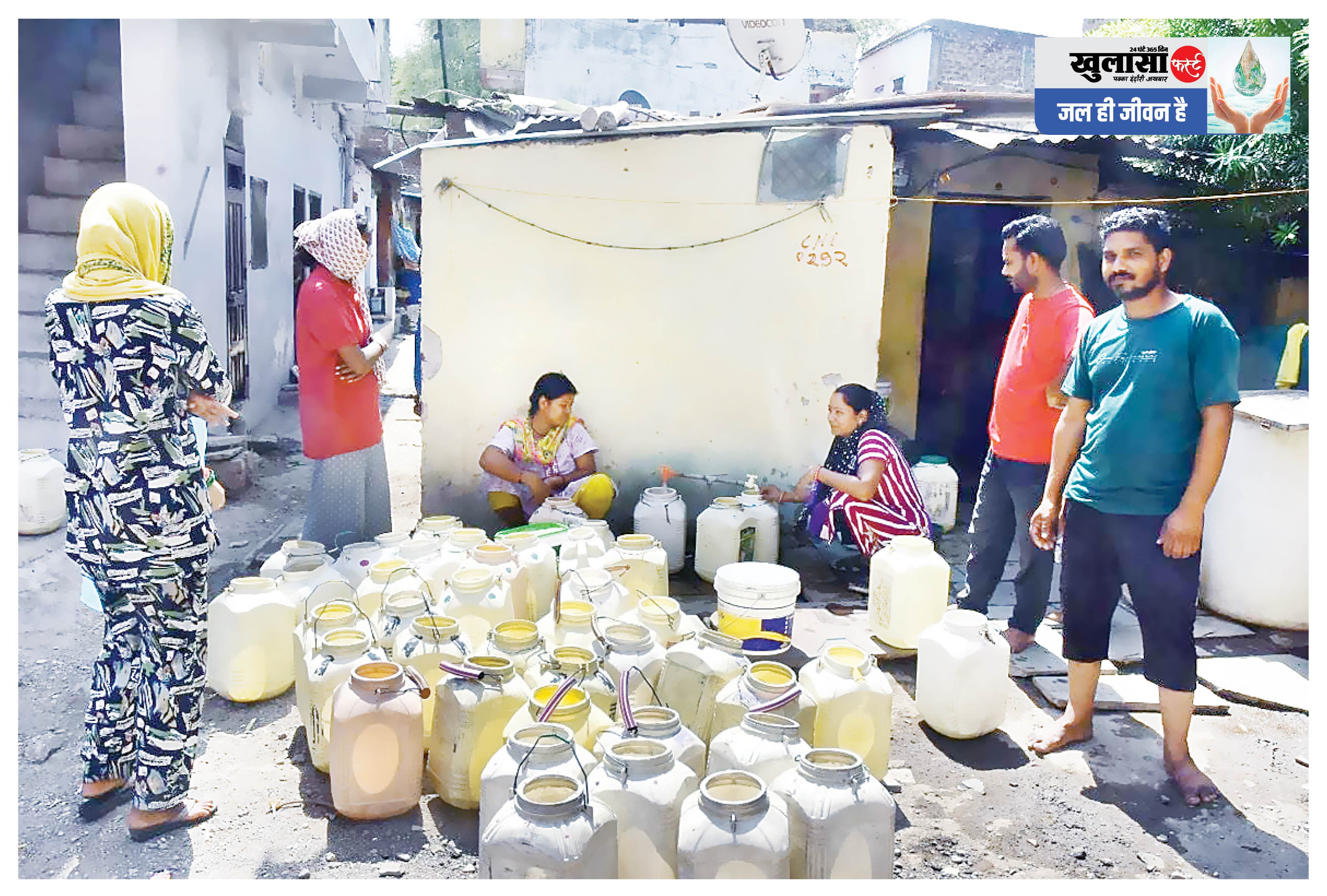 सूखते बोरिंग और तालाब टैंकर के लिए चुकाने पड़ रहे ₹2000 रु.