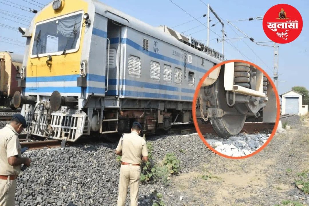 शेड से निकलते ही पटरी से उतरा रेलवे का टावर वैगन