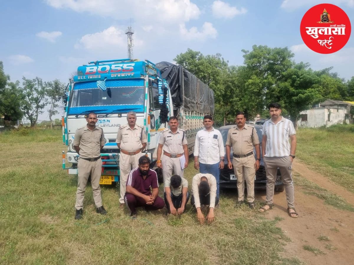 नर्मदा नल-जल योजना के पाइप चोरी करने वाले गिरोह का खुलासा