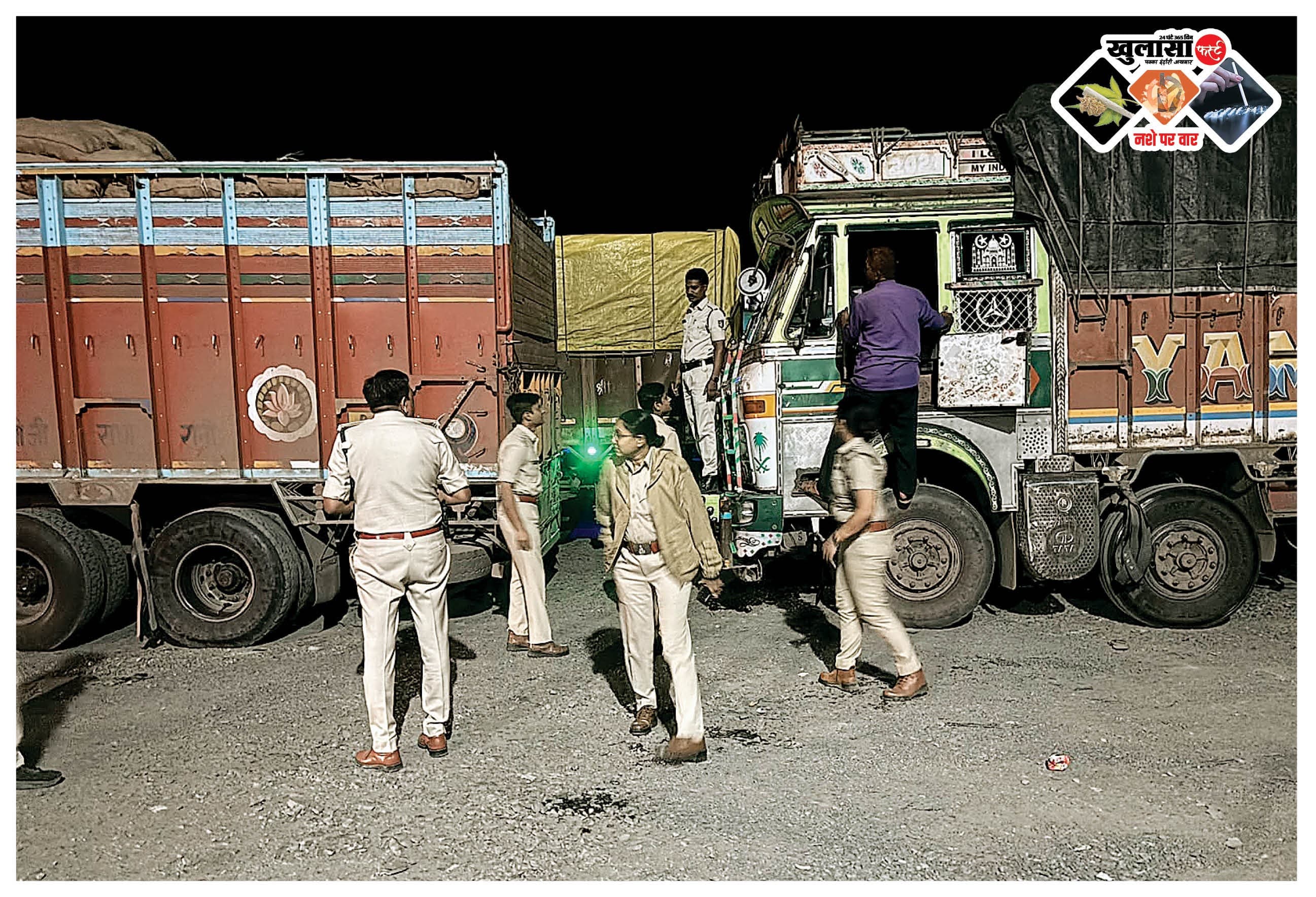 6 ठिकानों पर छापेमारी 65 बोतल शराब हुई जब्त