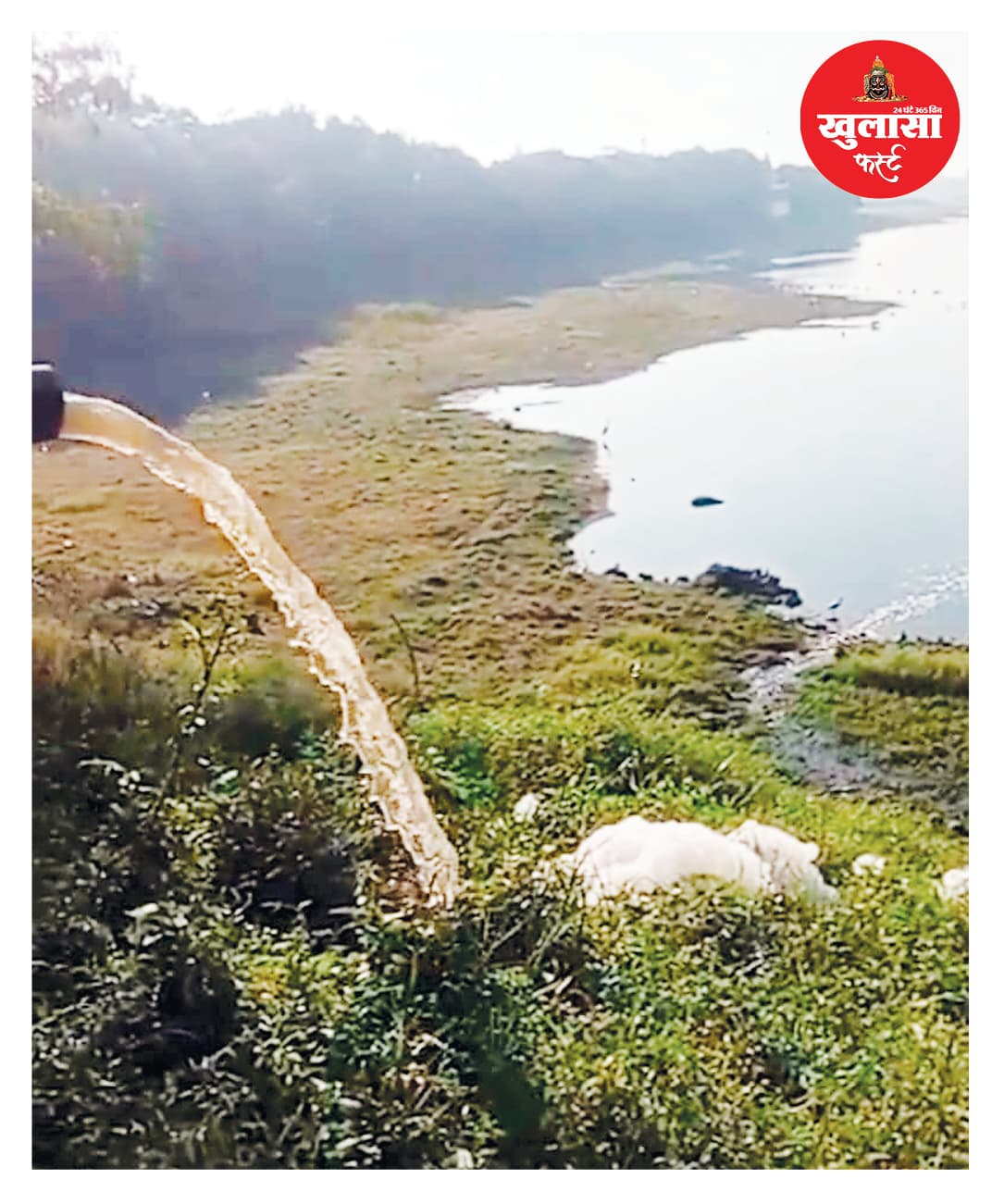पर्यटन स्थल बना बदबूदार तालाब