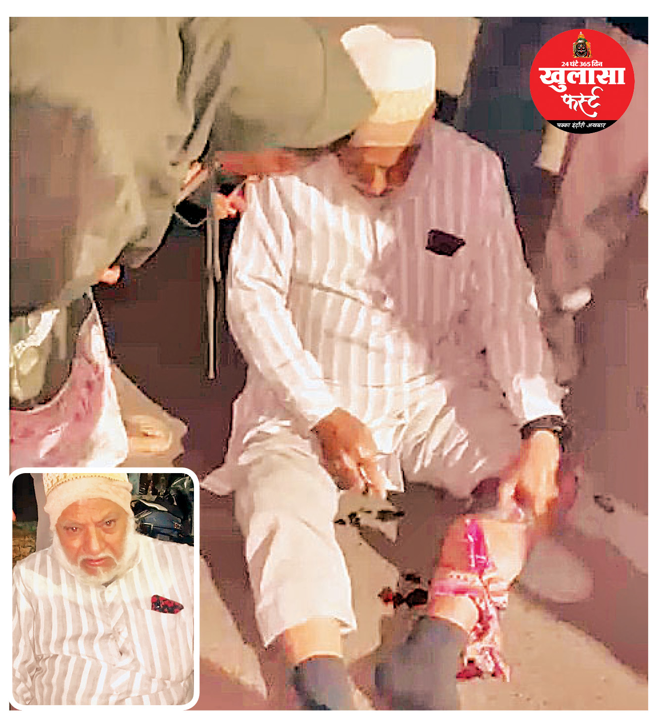 निगम की तेज रफ्तार कचरा गाड़ी की टक्कर से टूटा बुजुर्ग का पैर