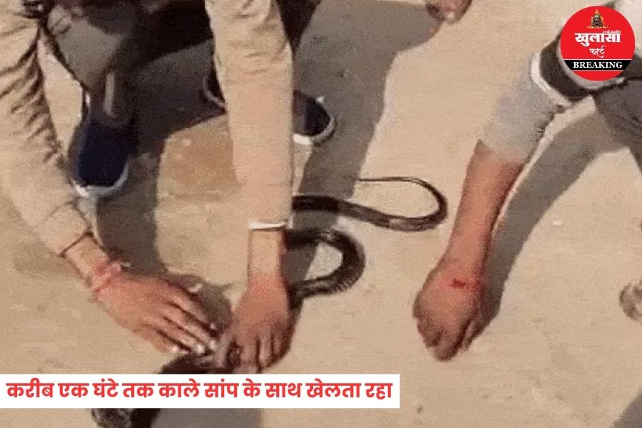 युवक ने कोबरा के साथ क्यों किया खतरनाक स्टंट