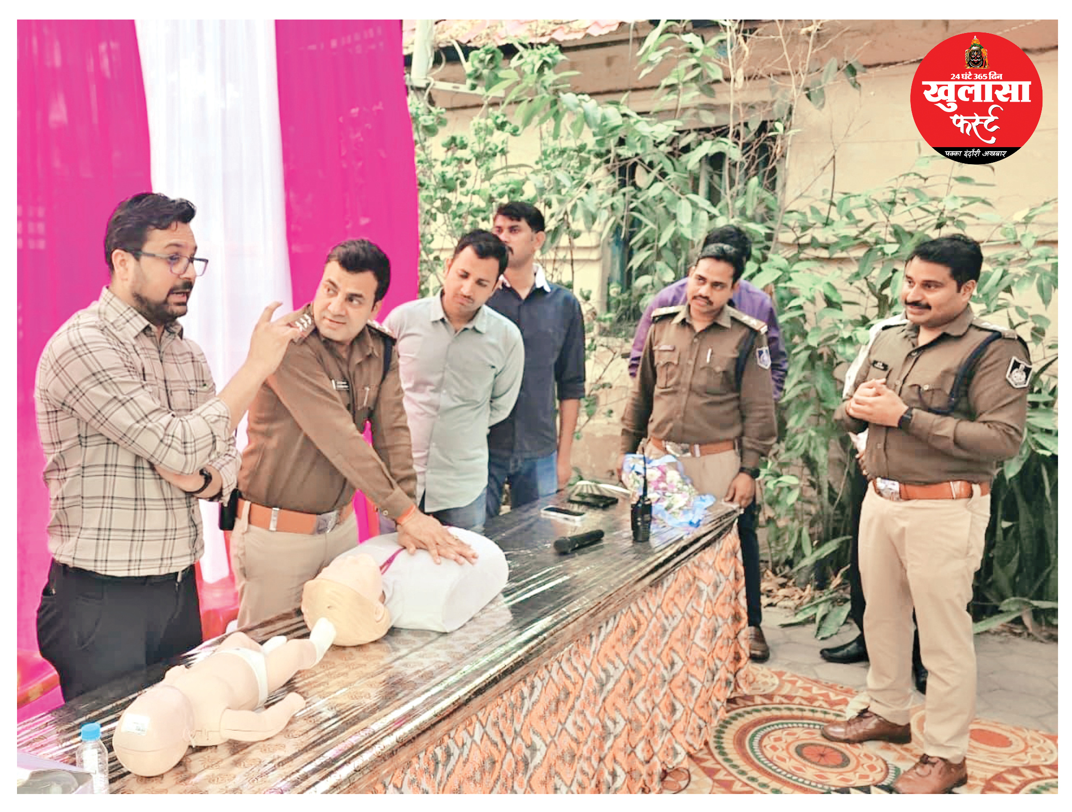 दिल की धड़कन थमने लगे तो सहारा बने पुलिस