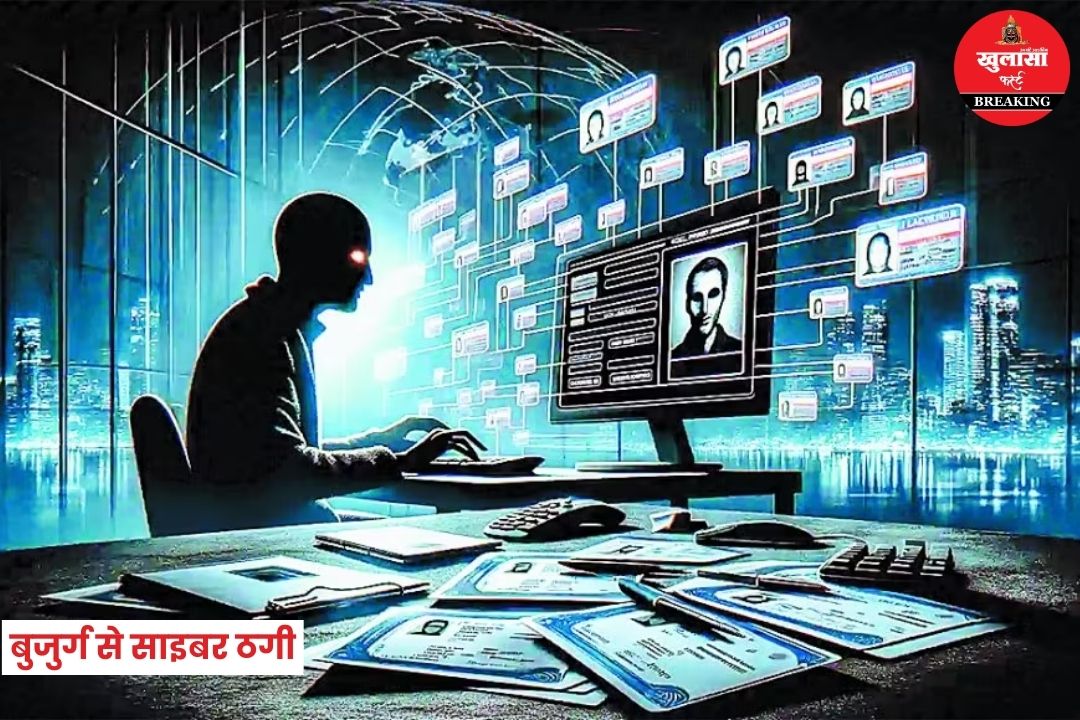 बुजुर्ग से साइबर ठगी