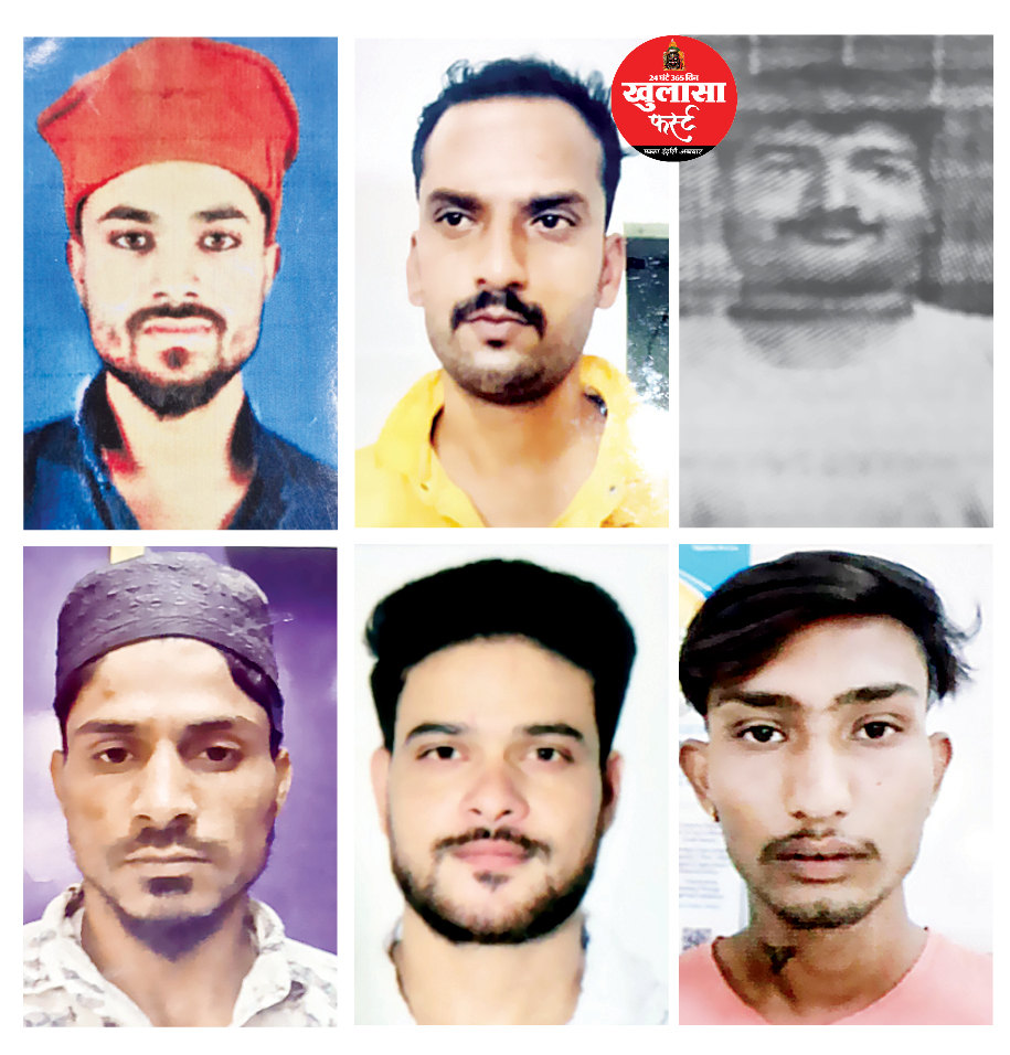 छह बदमाश जिलाबदर