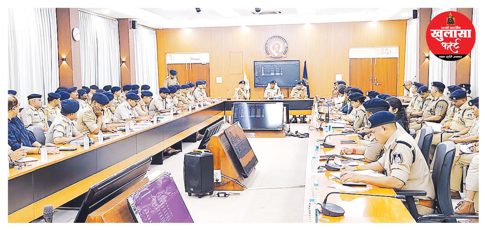 त्योहारों पर पुलिस सुरक्षा कवच में इंदौर