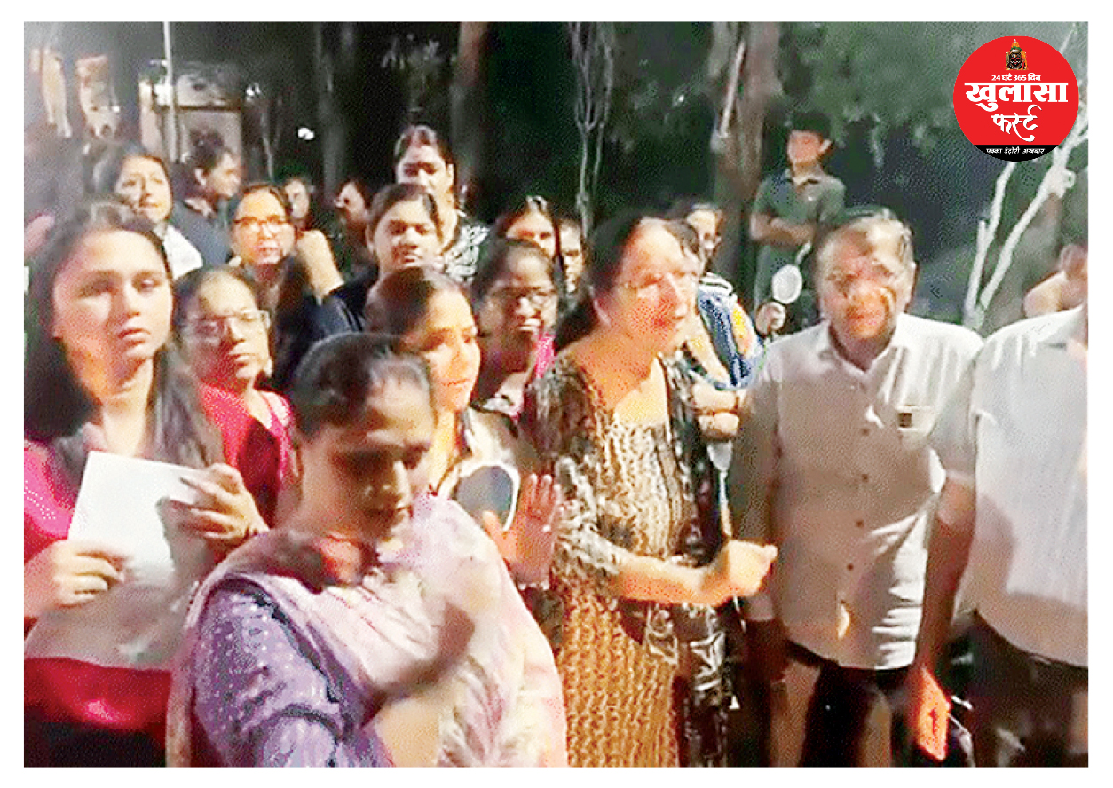 रहवासी हुए लामबंद