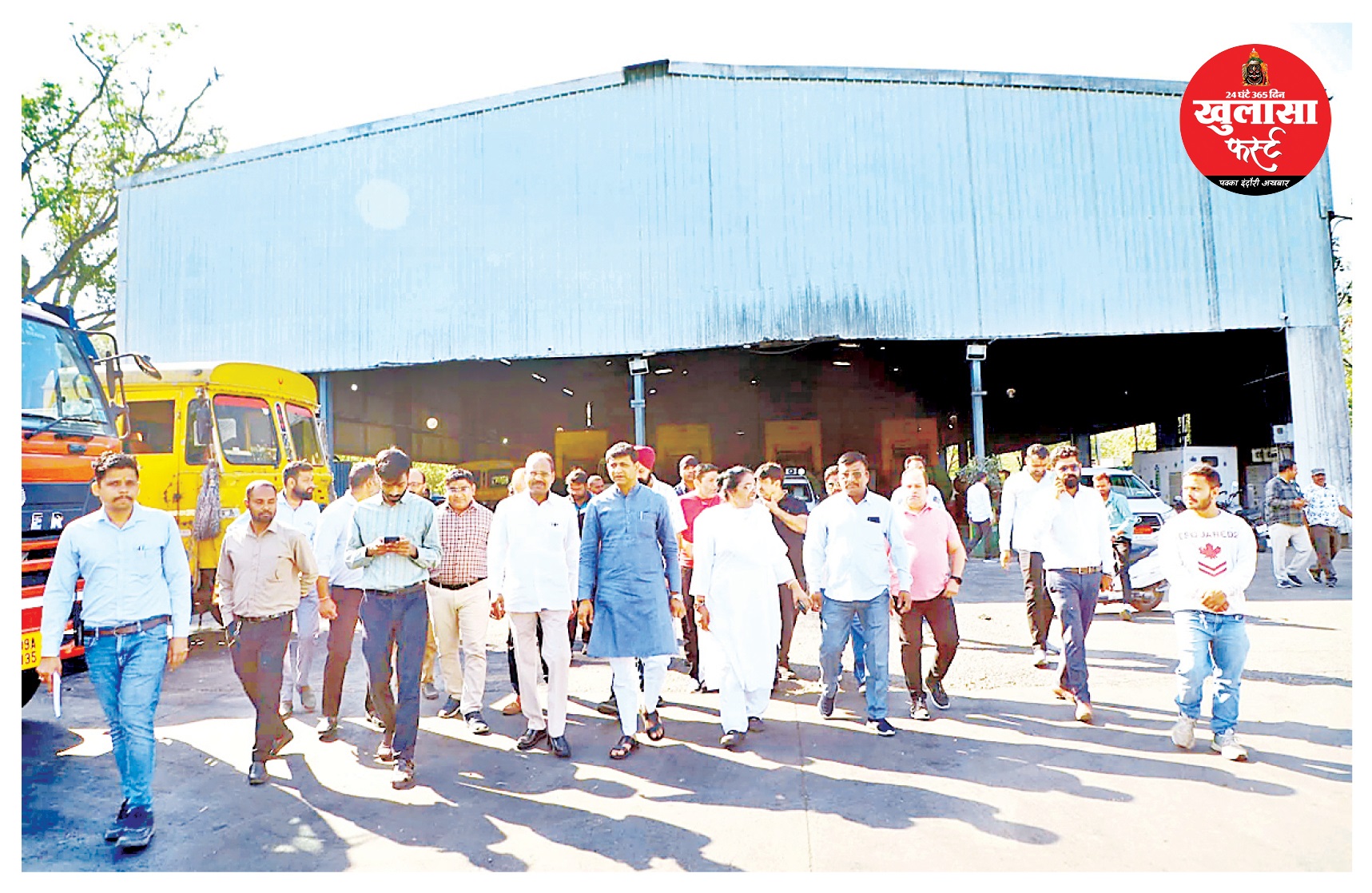 महापौर ने औचक निरीक्षण में जताई नाराजगी