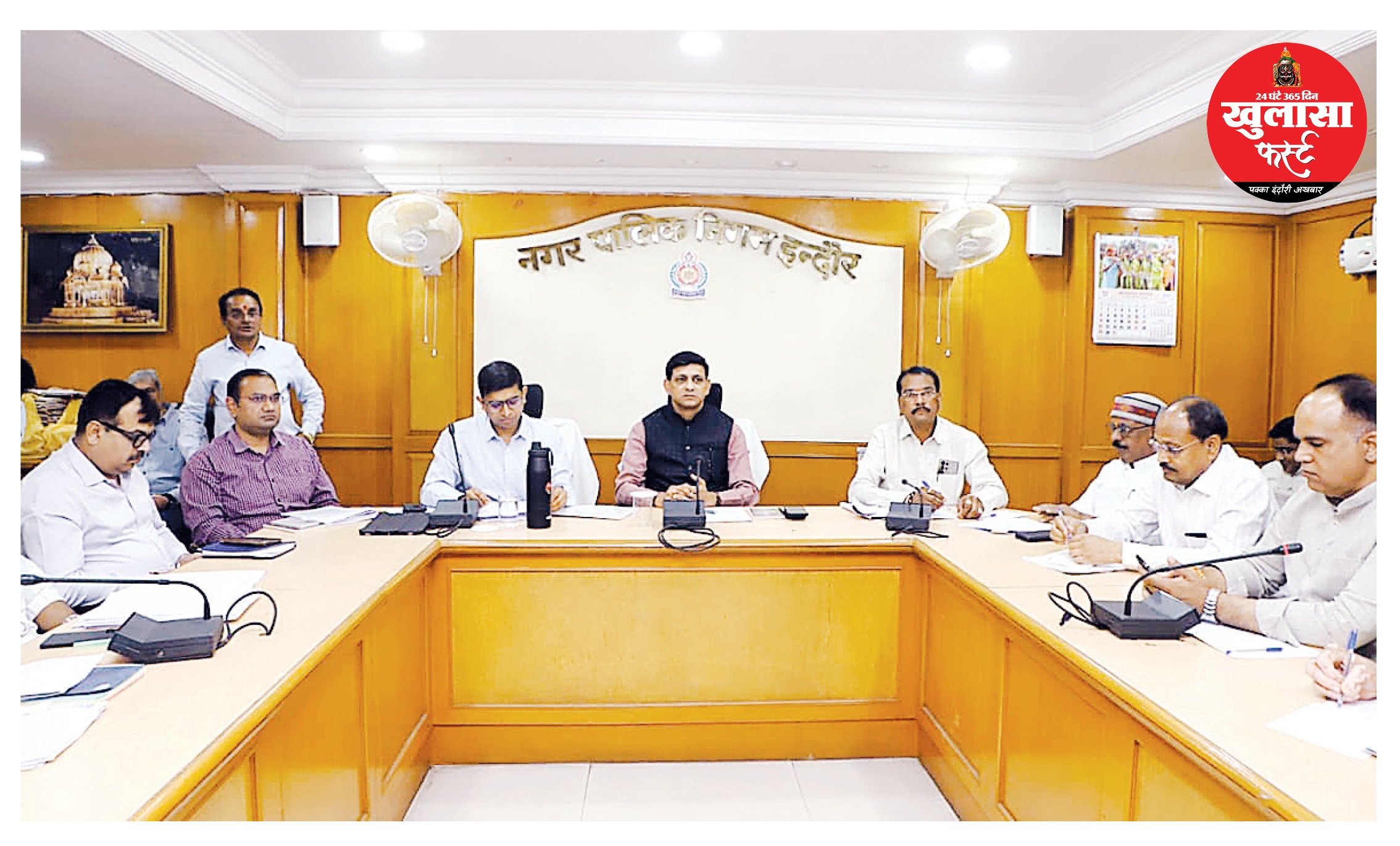 महापौर पुष्यमित्र भार्गव ने एमआईसी बैठक के बाद कहा