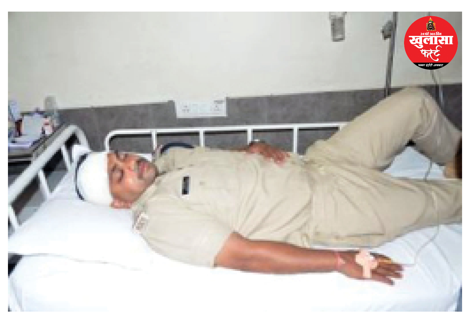 निगम ने जेसीबी से तोड़ा मंदिर पथराव में एसआई का सिर फूटा