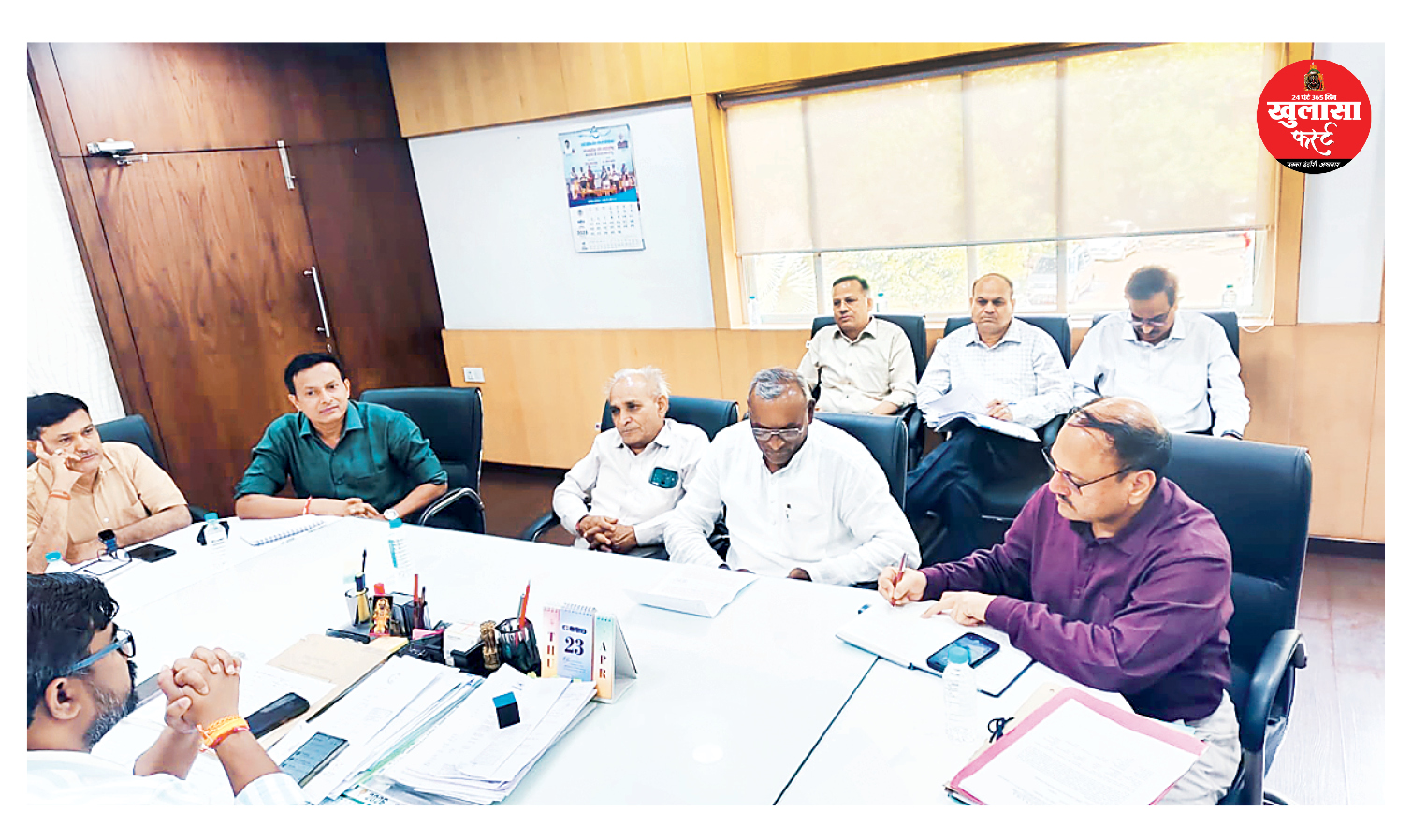 भारतीय किसान संघ ने बिजली की आपूर्ति को लेकर की चर्चा