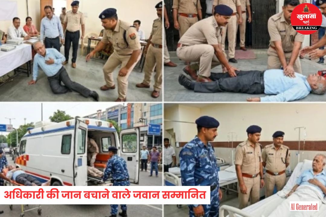 पीठासीन अधिकारी की जान बचाने वाले जवान सम्मानित