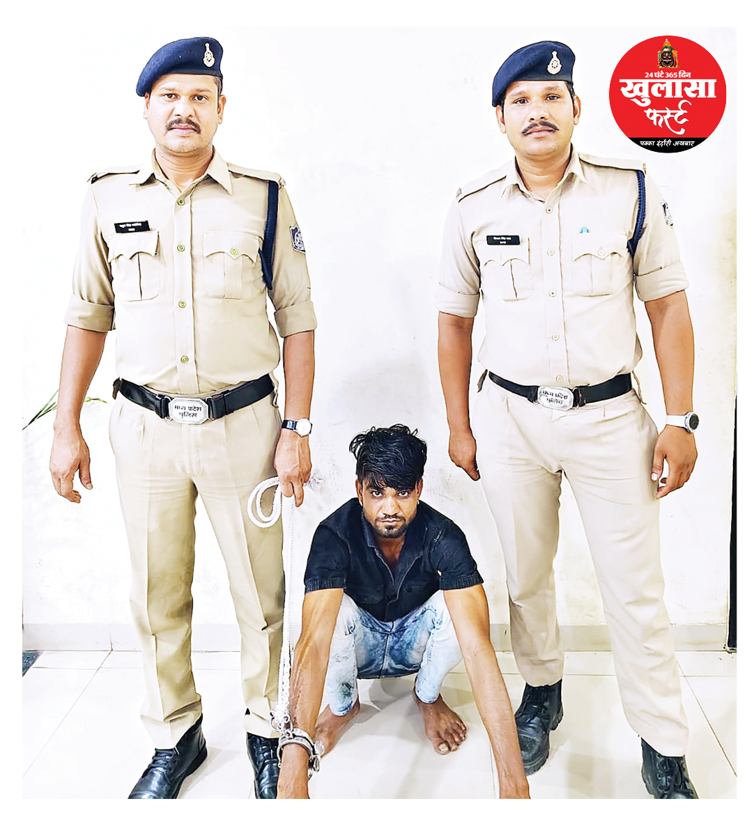 भेष बदलकर पीछा करती रही टीम ड्राइवर बनकर आरोपी को दबोचा