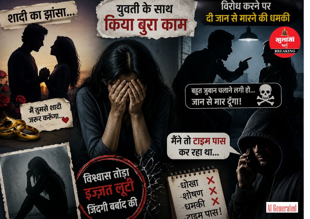 शादी का झांसा देकर युवती से दुष्कर्म