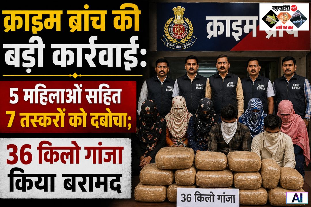 क्राइम ब्रांच की बड़ी कार्रवाई