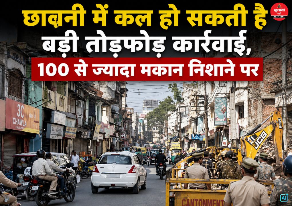 छावनी में कल हो सकती है बड़ी तोड़फोड़ कार्रवाई