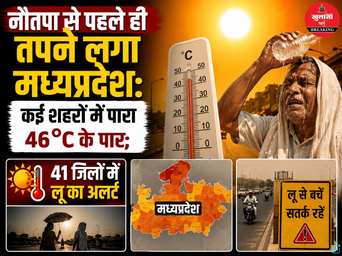नौतपा से पहले ही तपने लगा मध्यप्रदेश